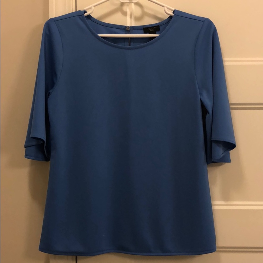 Ann Taylor blue shirt